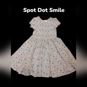 *0025 dot dot smile moon star dress toddler 3/4